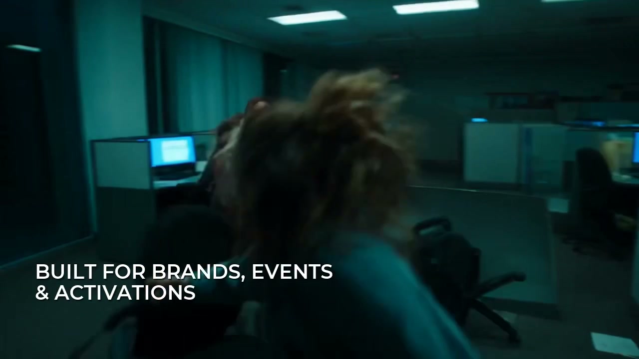 Cinematic AI Video experience transforming a guest portrait into an art-directed branded film
