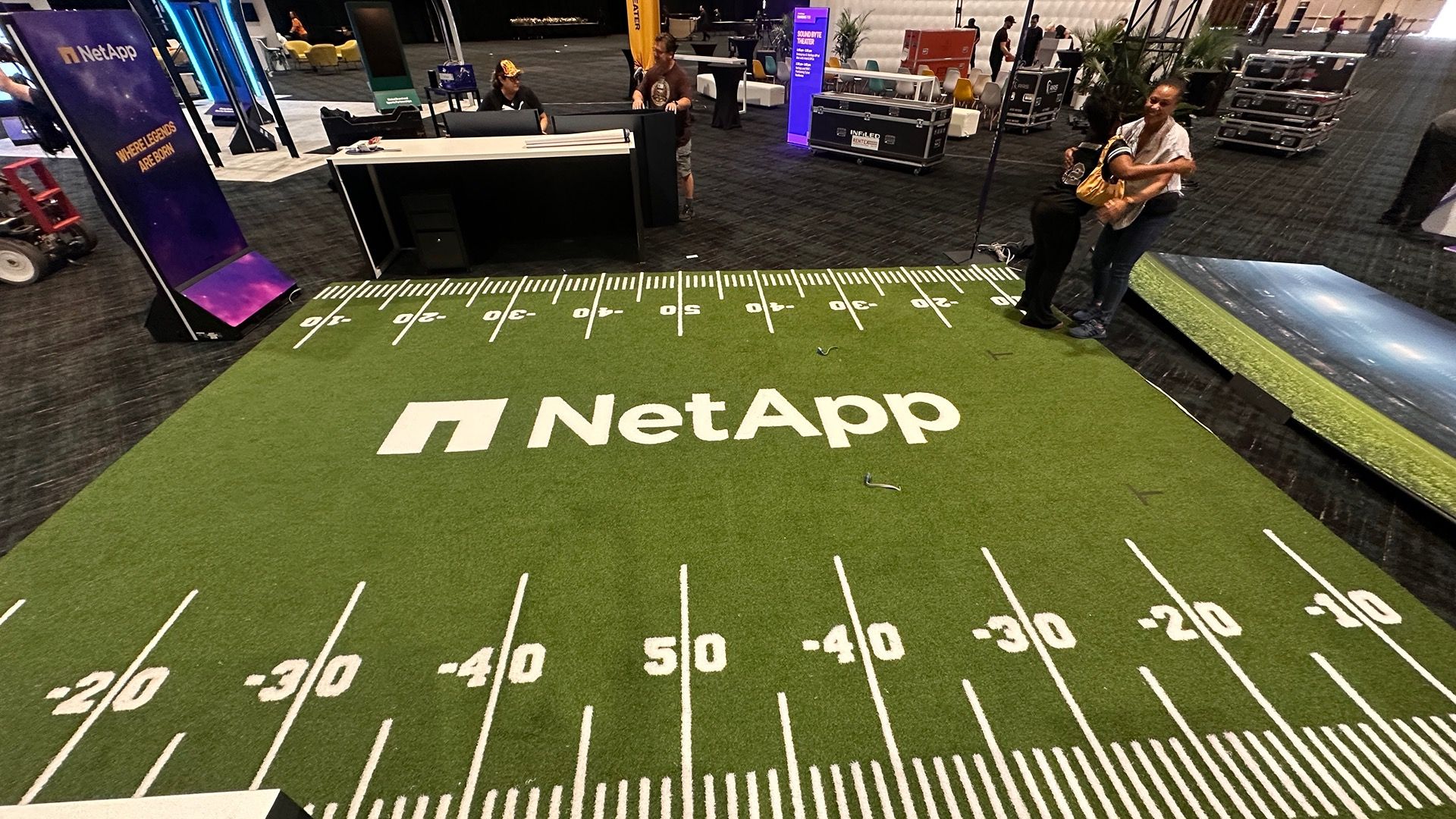 Custom branded turf rug for an event activation