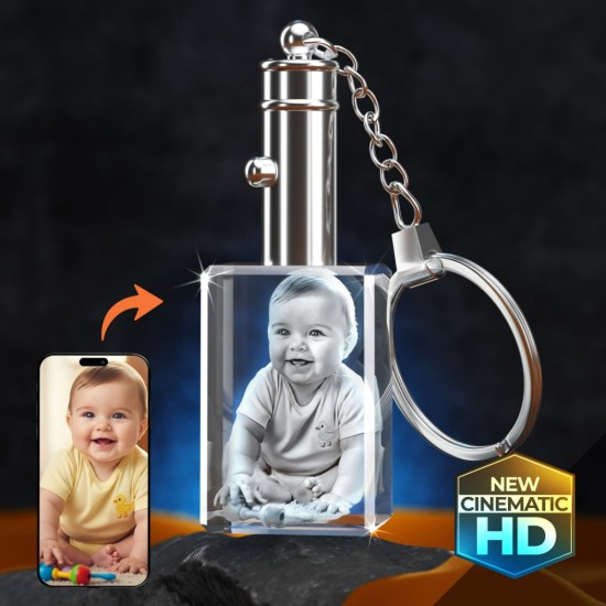 A little moment, carried daily: finished engraved crystal product example