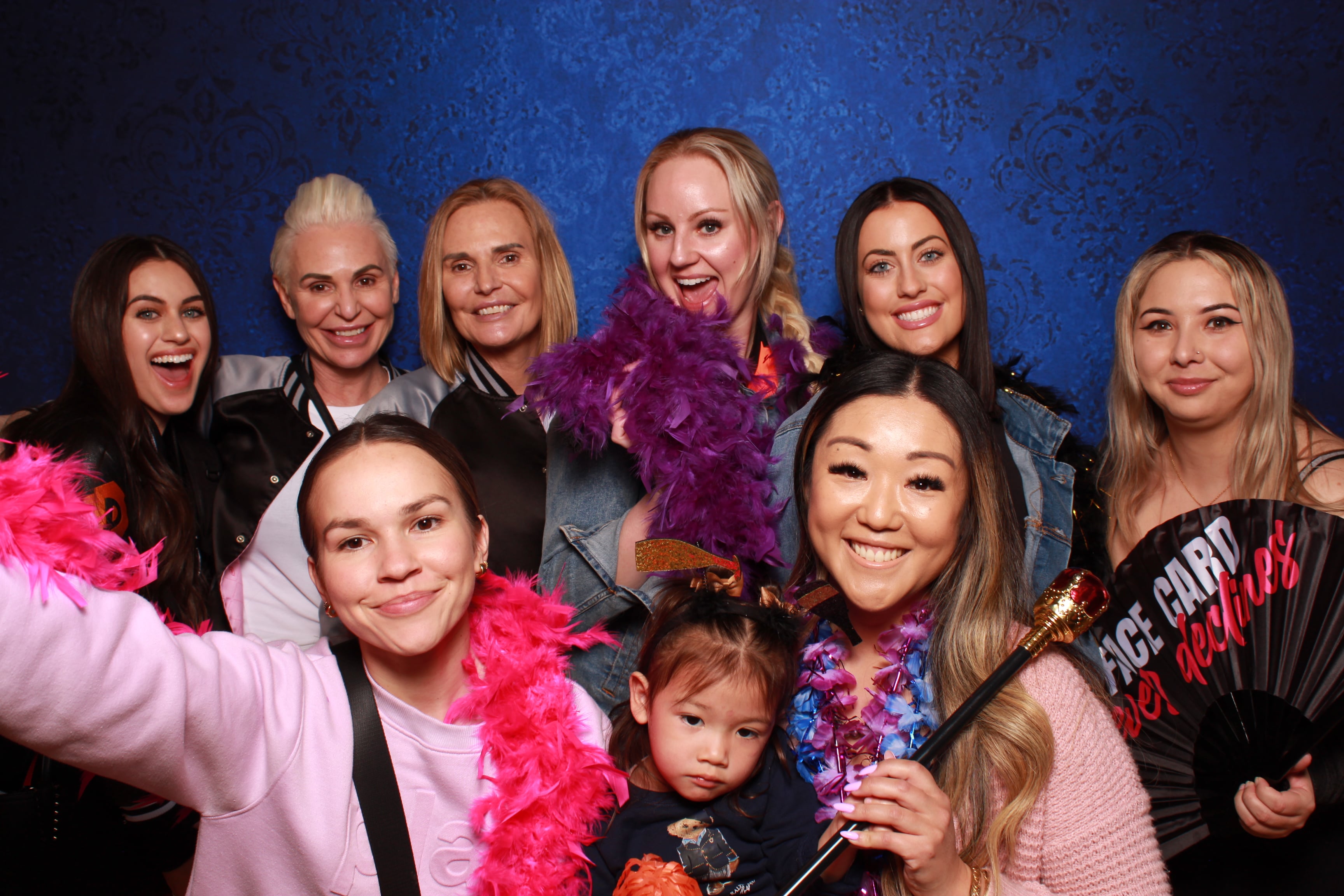 Elegant group portrait captured at a live event