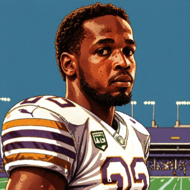 AI-generated retro sports illustration