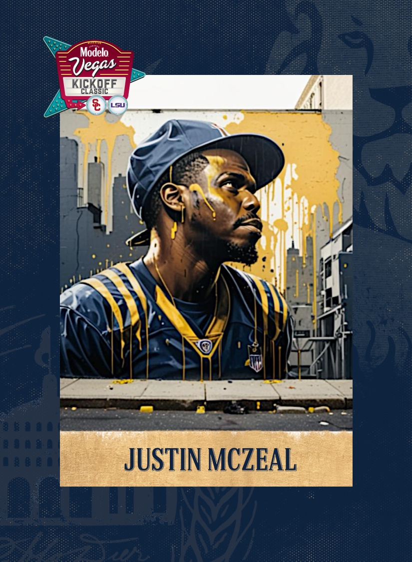 Illustrated sports card · GenAI Trading Cards example