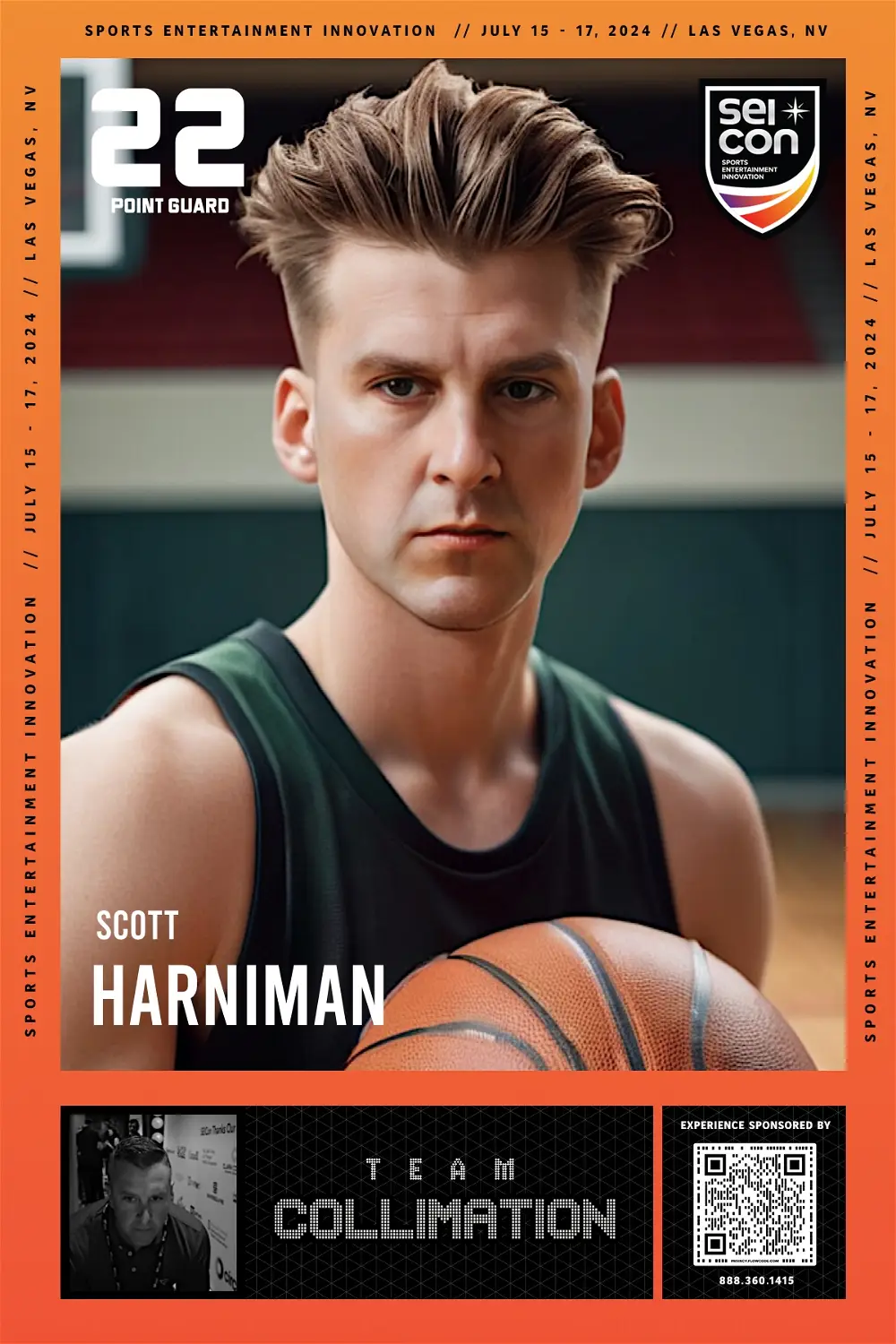 SEICon basketball card 2 · GenAI Trading Cards example