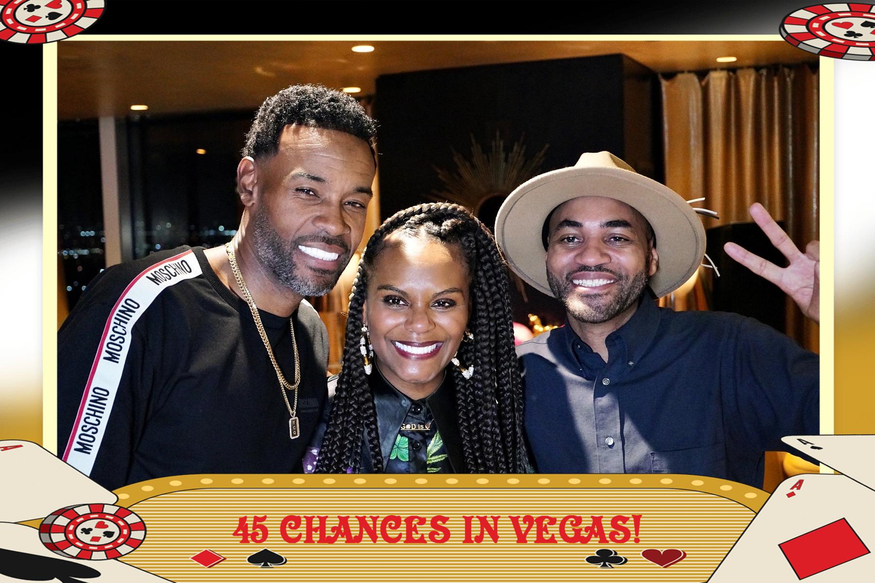 45 Chances in Vegas celebration