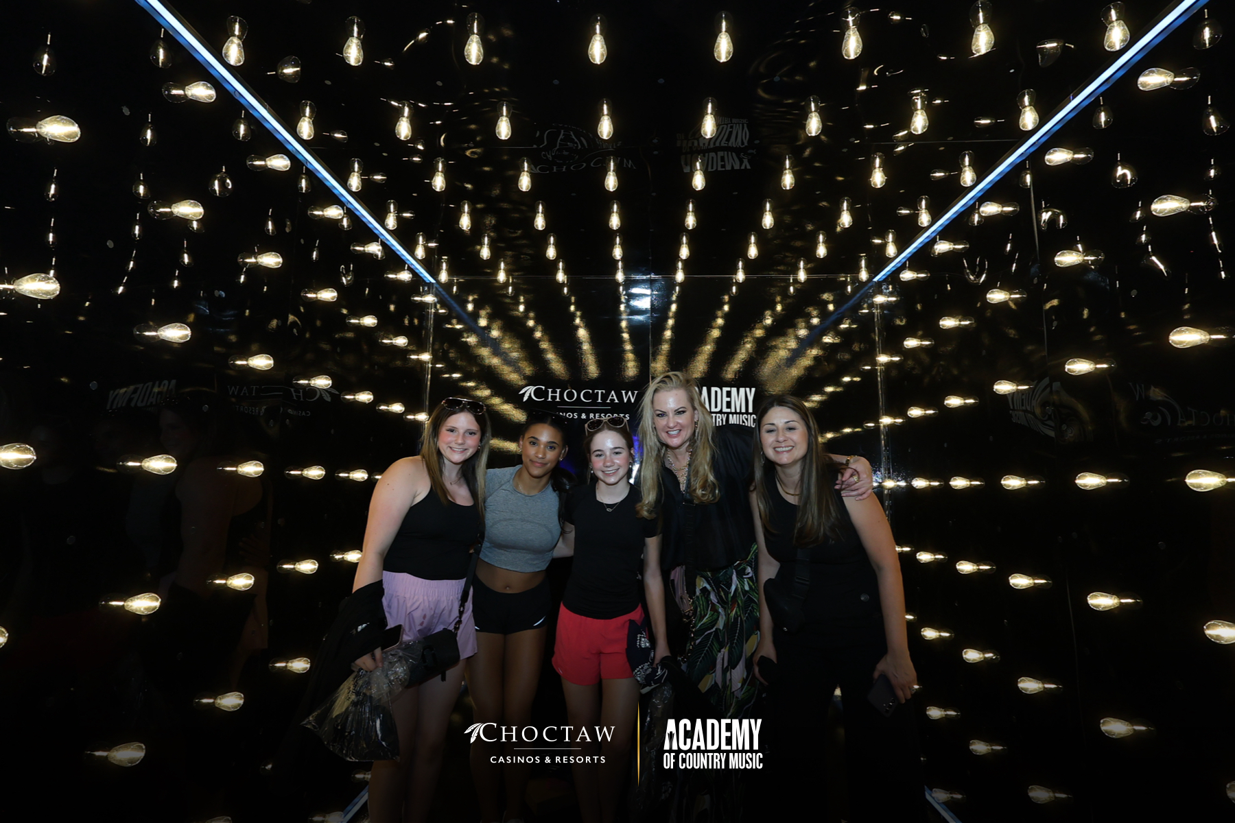 Infinity Booth guest moment · BoothMeUp custom fabrication