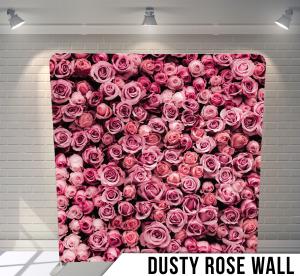 Dusty Rose Wall fabric photo backdrop · BoothMeUp