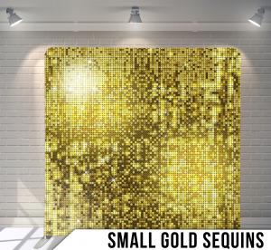 Small Gold Sequins fabric photo backdrop · BoothMeUp