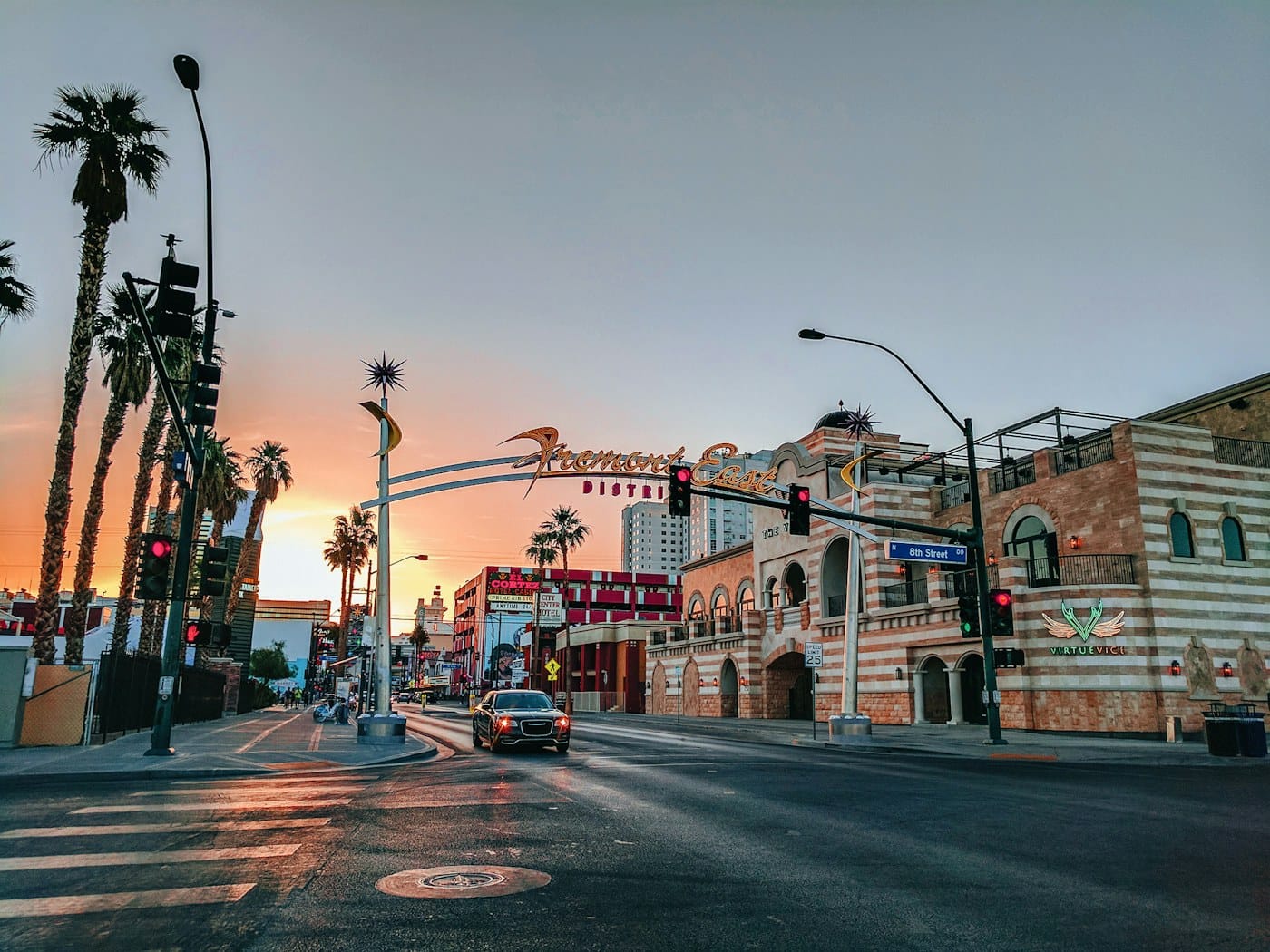 Downtown Las Vegas near the Fremont Street entrance