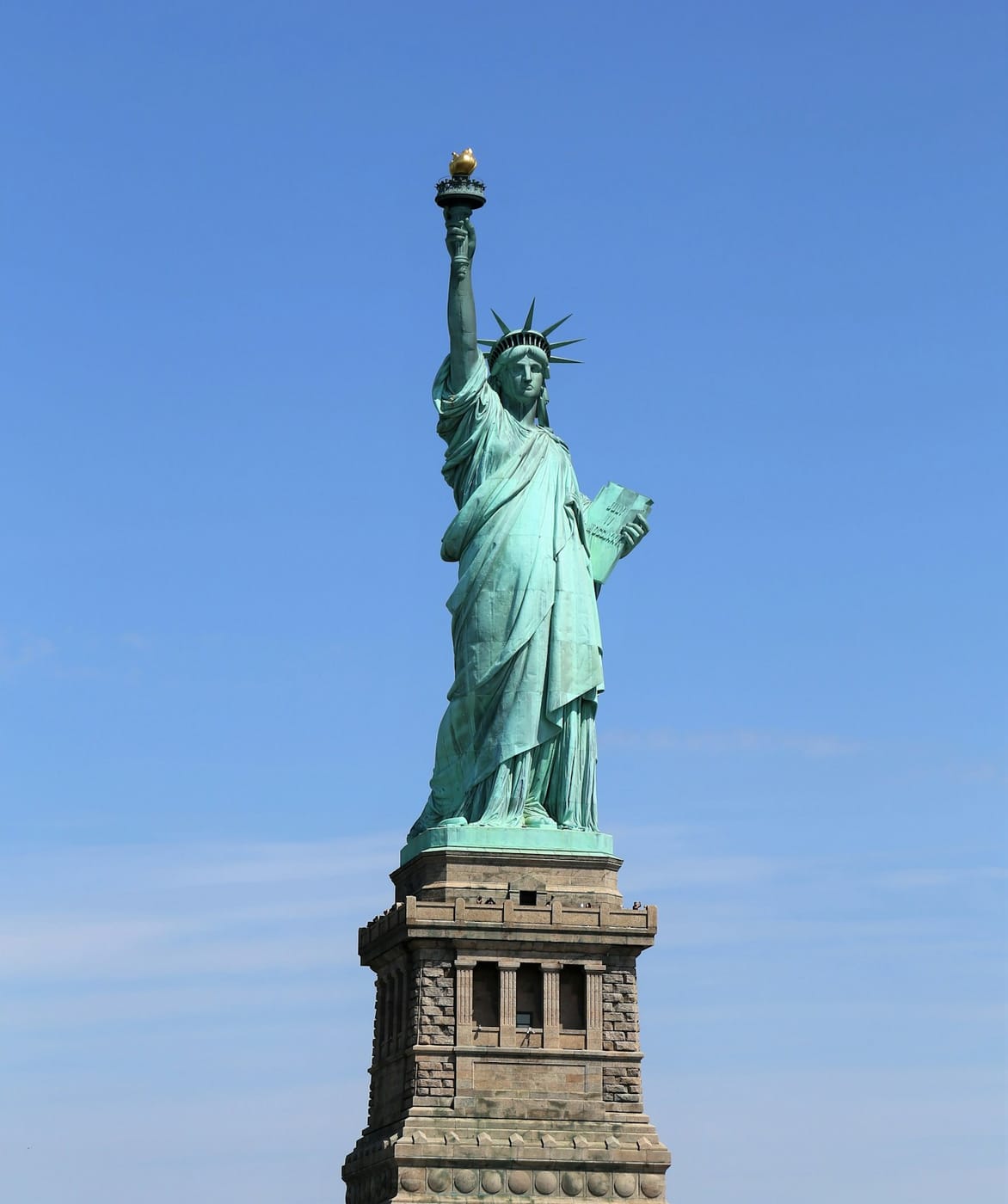 The Statue of Liberty viewed from Liberty State Park