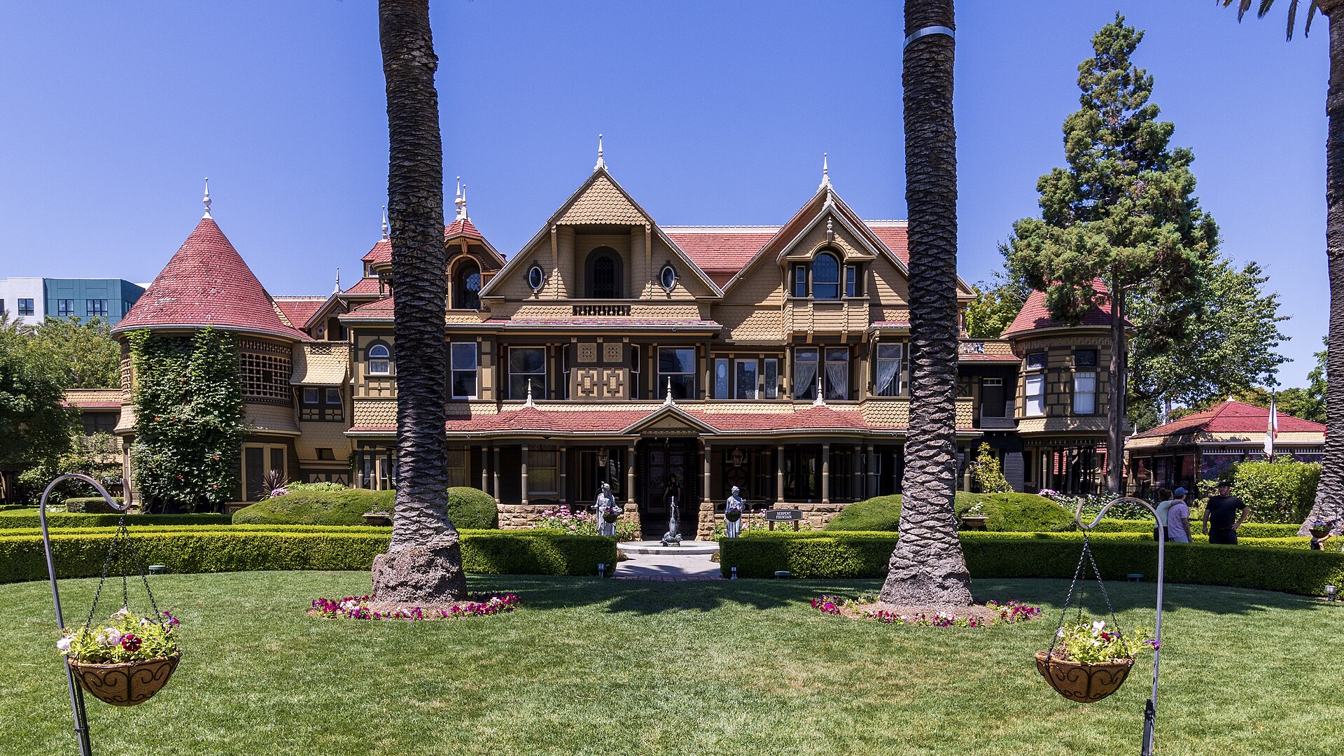 The historic Winchester Mystery House in San Jose