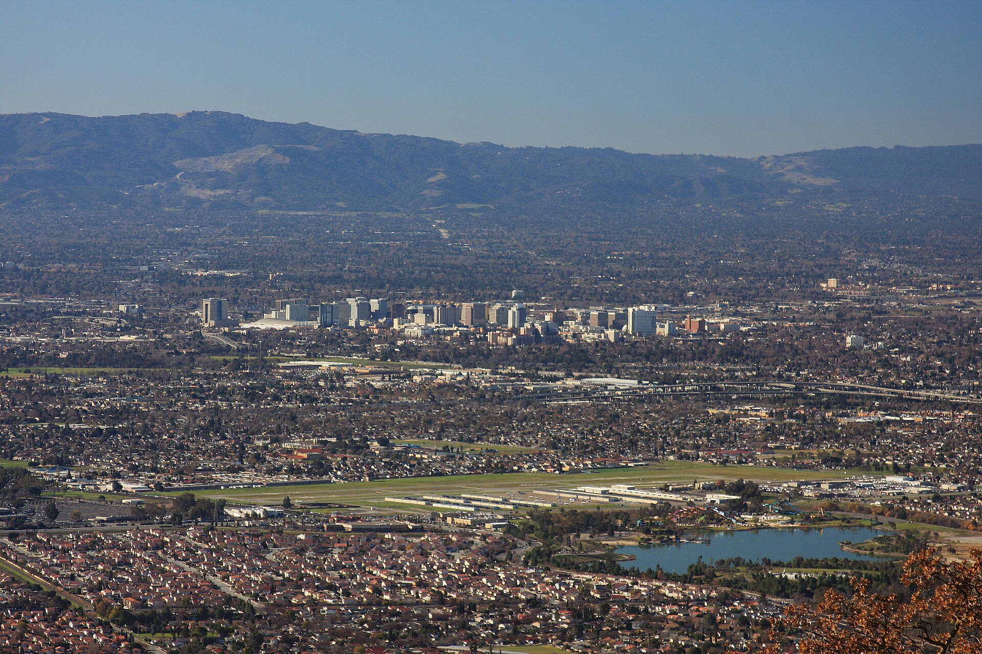 Downtown San Jose skyline in Silicon Valley