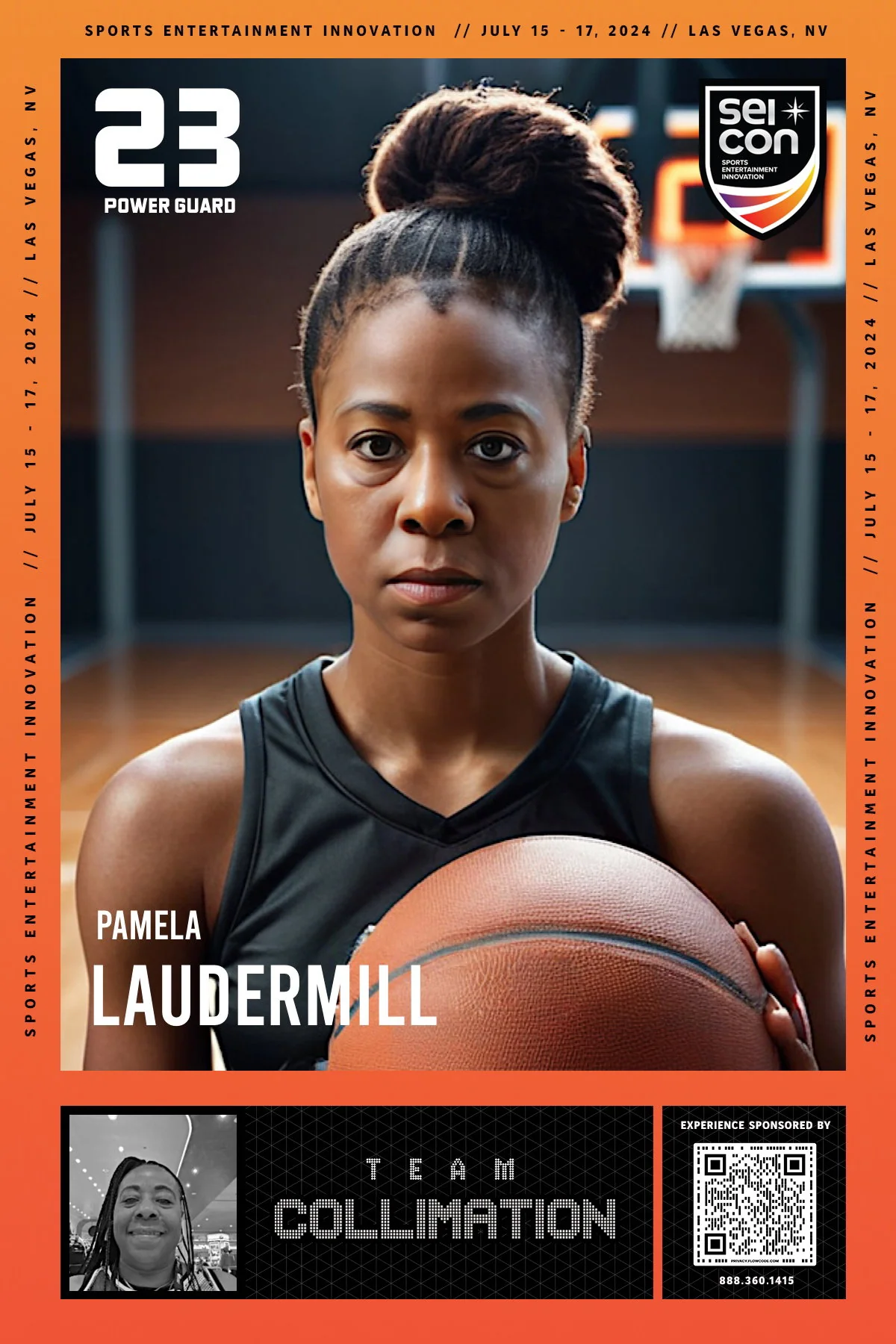 Another SEICon 2024 sports-character portrait