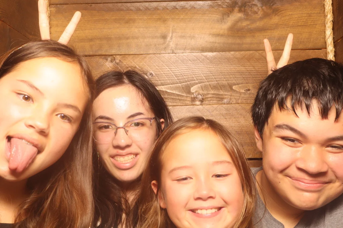 Guests photographed inside the Woodie at Covale