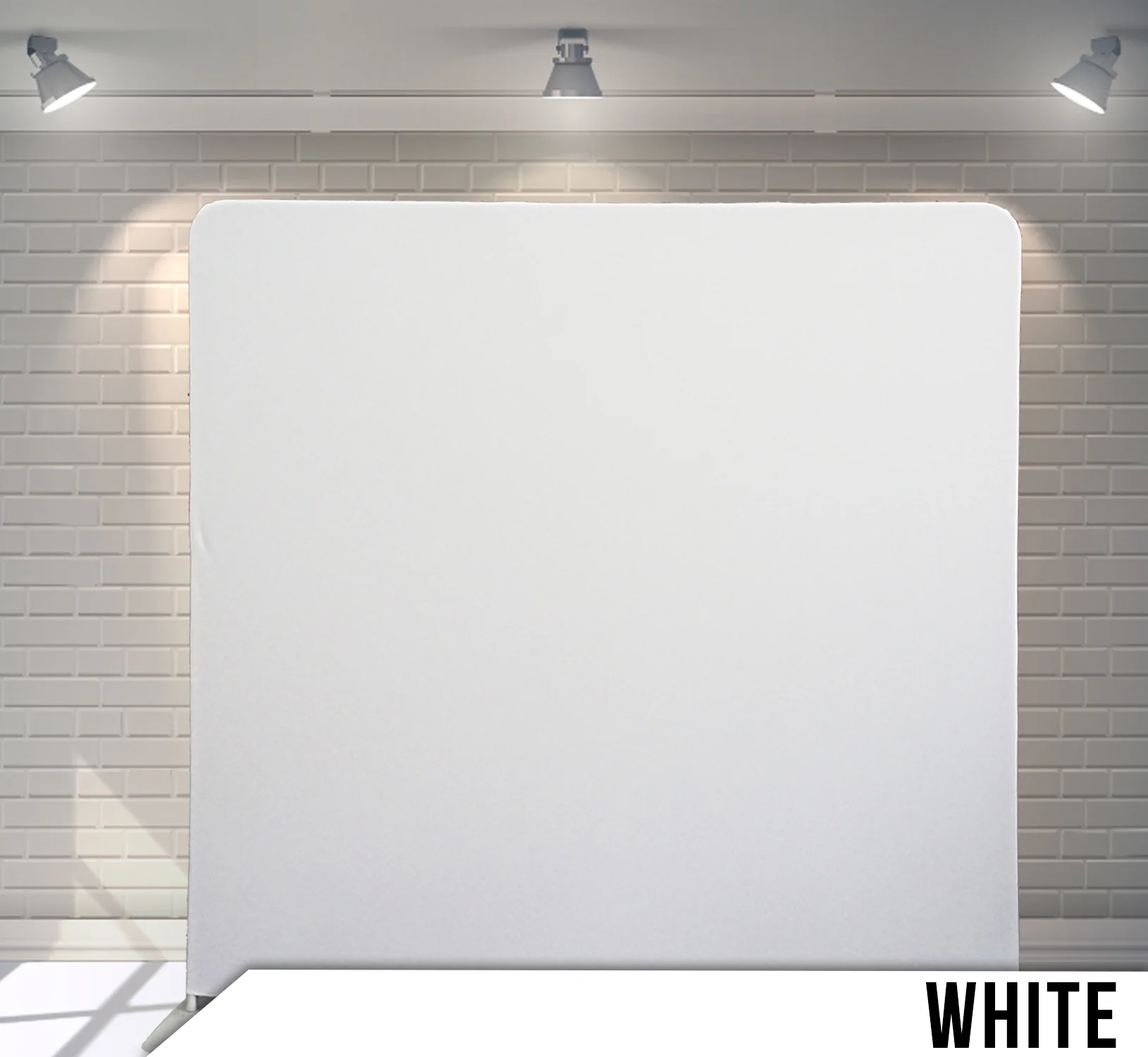 White fabric photo backdrop · BoothMeUp