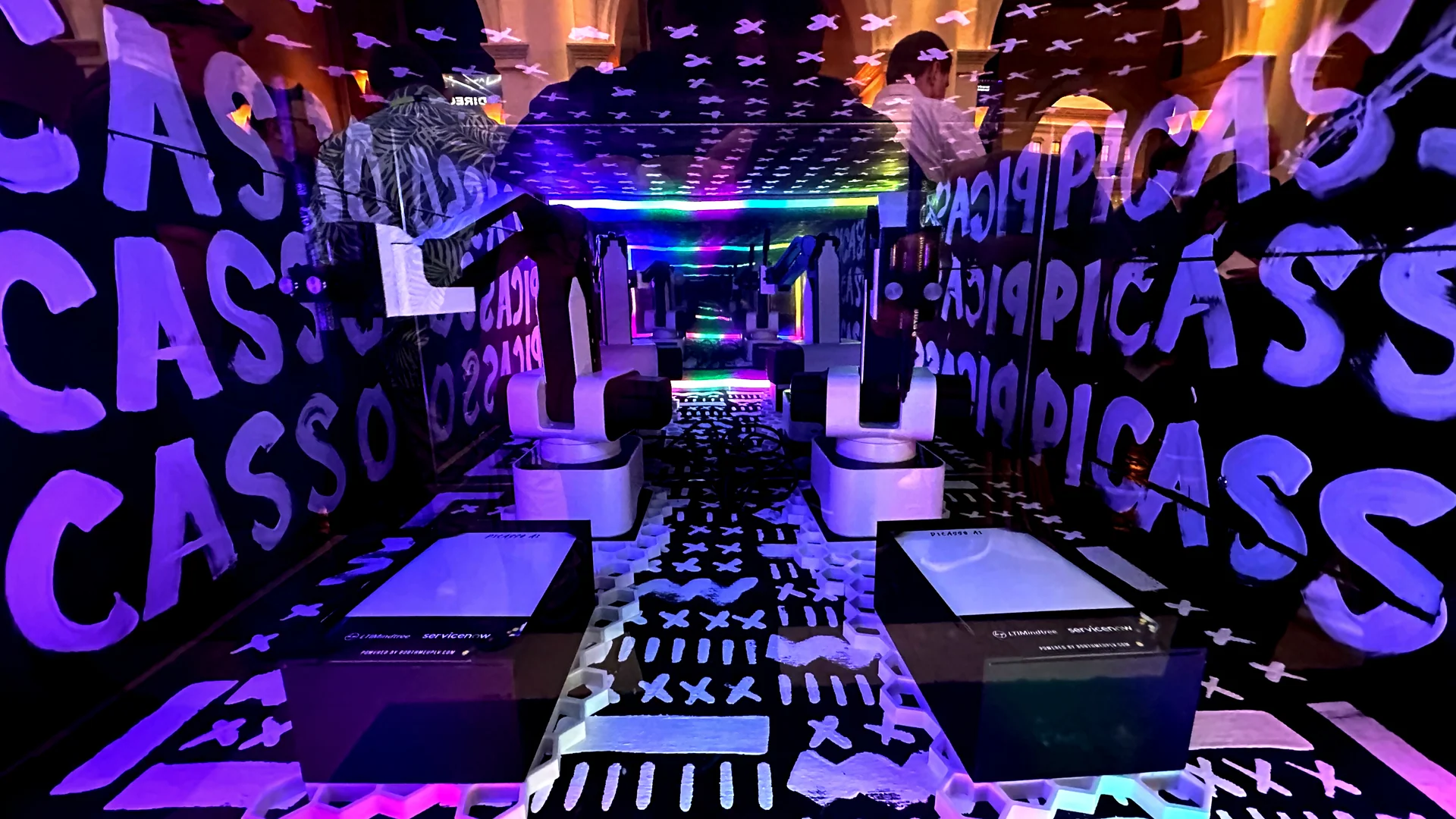 Picasso sketch robot installation